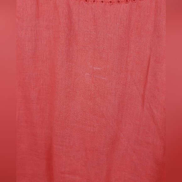 J Jill 100%  Linen Coral Sleevless Shift Summer top size XL - Picture 9 of 12